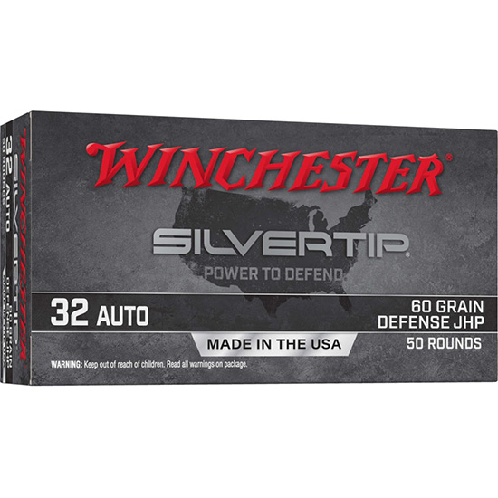 WIN SILVERTIP 32ACP 60GR JHP 50/10 - Sale